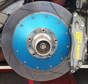 View of brake disc